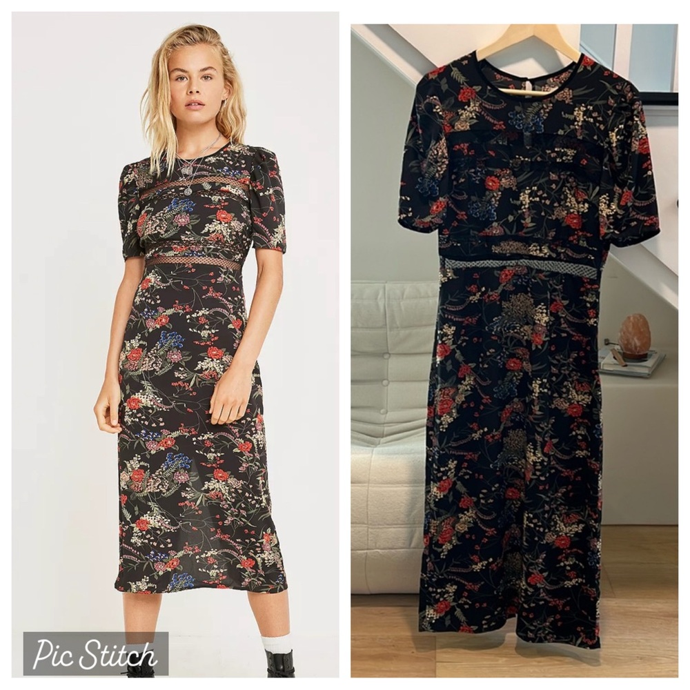 Urban Outfitters Sheath Midi Dress